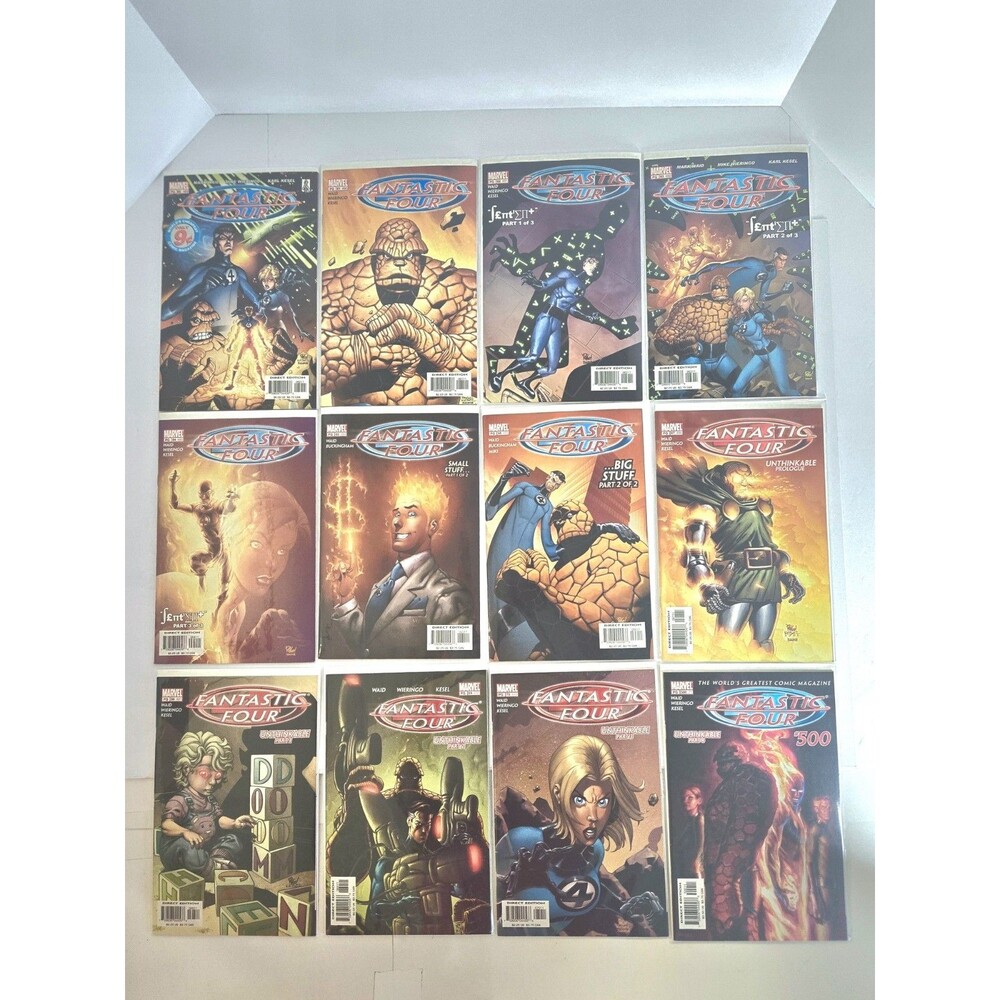 Fantastic Four #60-70 #500-524 Marvel Complete 36 Issue Waid Wieringo Run